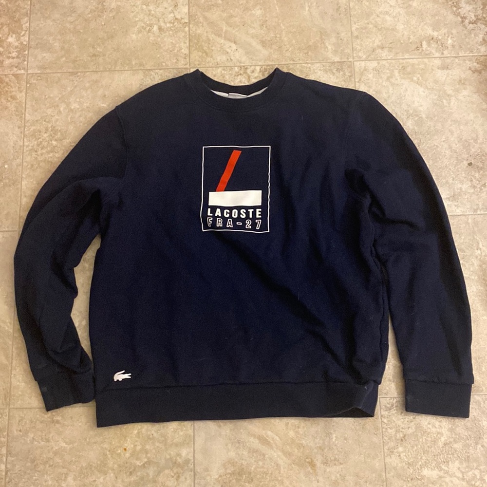 For Sale - Lacoste Large Logo Crewneck